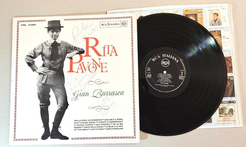 RITA PAVONE "Gian Burrasca" Italy EX 1965 original signierte Autogramm RCA LP - Bild 1 von 4