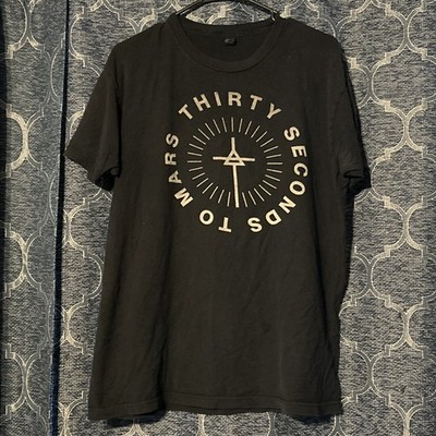Thirty Seconds To Mars Cross Logo Men's T-Shirt Size Large