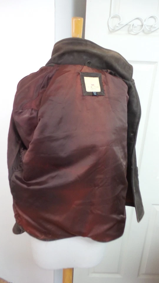 THE LIMITED CHAQUETA DE GAMUZA MARRÓN OSCURO PARA MUJER talla XLRG BOLSILLOS CERRADOS PESADOS A PRESIÓN Foto 4 de 4