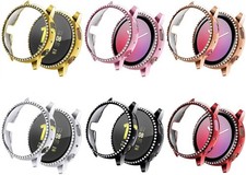Bling Bumper Case for Samsung Galaxy Watch Active 2 40mm 44mm Crystal Diamonds