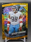 2025 Panini Prizm Football Choice Gold Jeffery Simmons #268