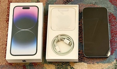 iPhone 14 Pro 128GB Deep Purple - Unlocked -  Original Box + - EUC