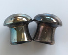 NEIMAN MARCUS SILVERPLATED MUSHROOM SALT & PEPPER SHAKERS SOLID/HEAVY ~ FRANCE — photo 4