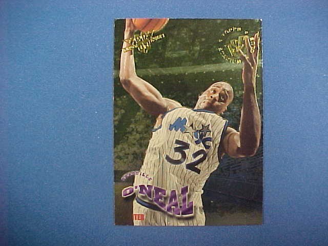 Topps Stadium Club basketball card 1995 Shaquille O'Neal #22 of 25