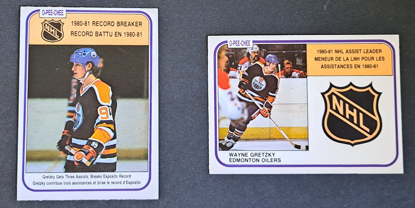 π1981-82 O-Pee-Chee #383 & 392 Wayne Gretzky π₯πMintππ₯