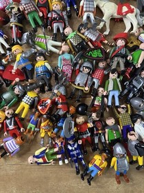 Vintage Playmobil Lot Castles Figures Animals Weapons 3888 Huge
