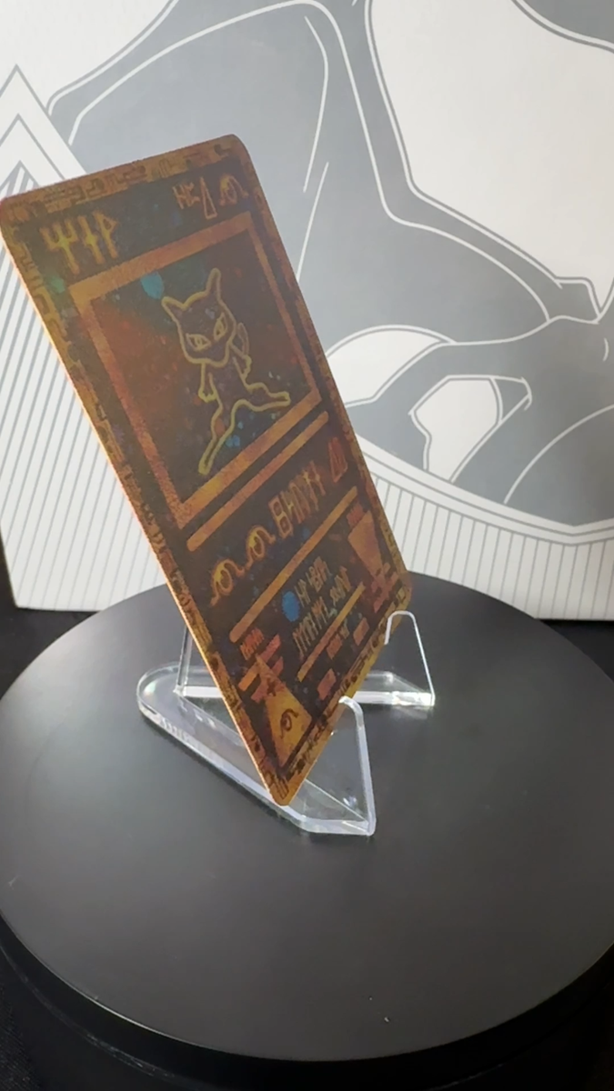 Ancient Mew Pokemon Premium Gold Metal Card Collectible Gift