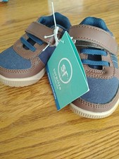 Surprize by Stride Rite size 4 Navy/Brown New With Tags