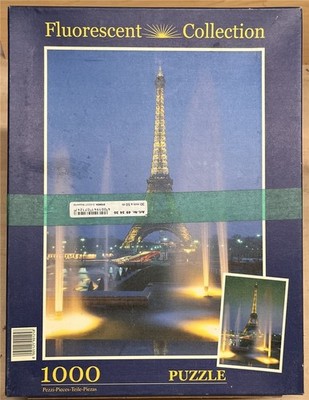1000 Teile CLEMENTONI - Puzzle, Fluorescent Collection Tour Eiffel