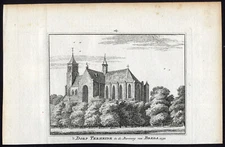 Antique Print-TERHEIDE-BREDA-VILLAGE-Spilman-De Beijer-1746