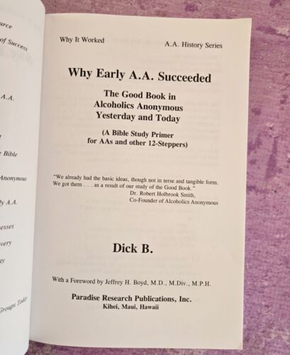 Lot of 3 Alcoholics Anonymous Books AA Narcotics NA Adult Children Bible Study - Imagen 9 de 17