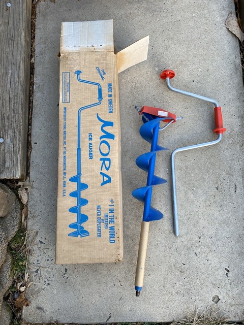 Tariere A Glace Power Ice Auger Eskimo Dual-Flat Blade Hand Auges