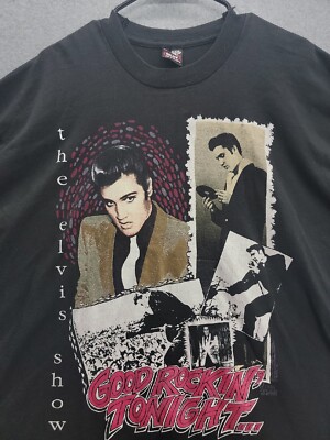Vintage Elvis Presley The Elvis Show Good Rockin Tonight T-Shirt 