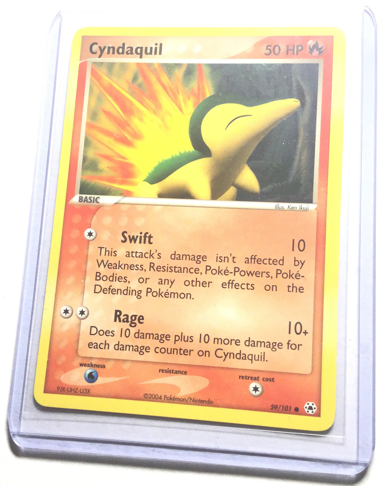CYNDAQUIL - 59/101 - EX Hidden Legends - Common - Pokemon Card - NM