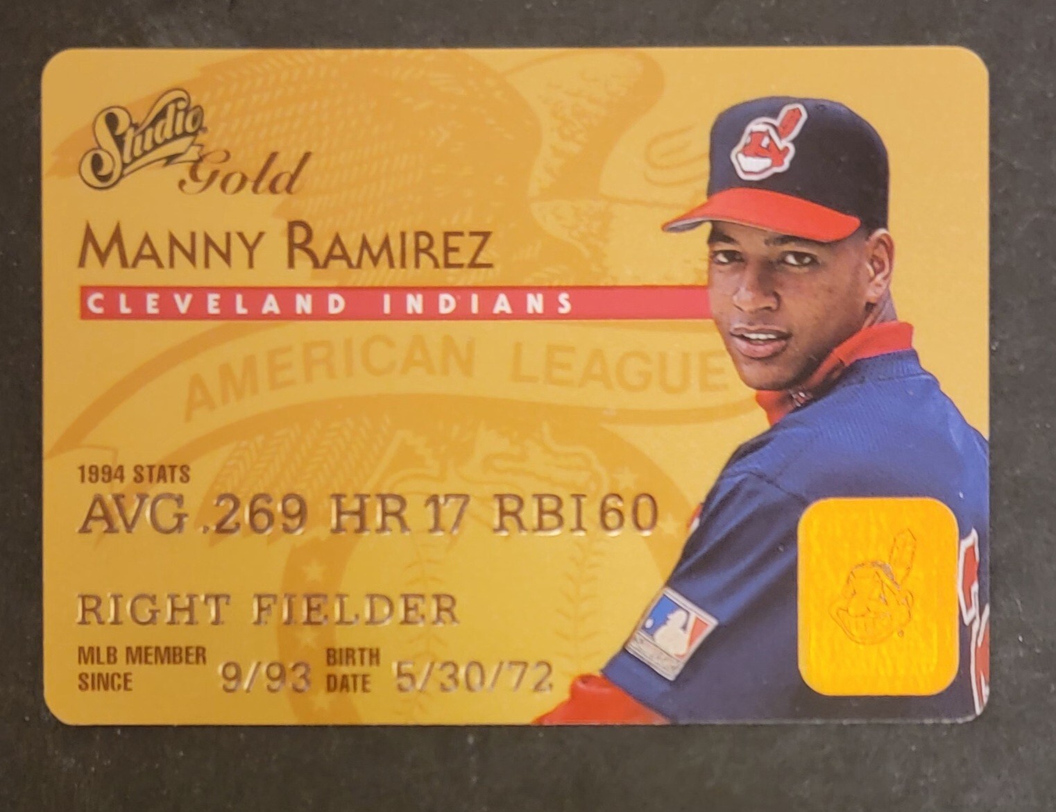 1995 Studio Baseball Gold Insert Singles U Pick