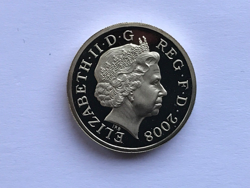 Simply Coins~ 2008 PROOF ONE 1 POUND SHIELD - Picture 4 of 5