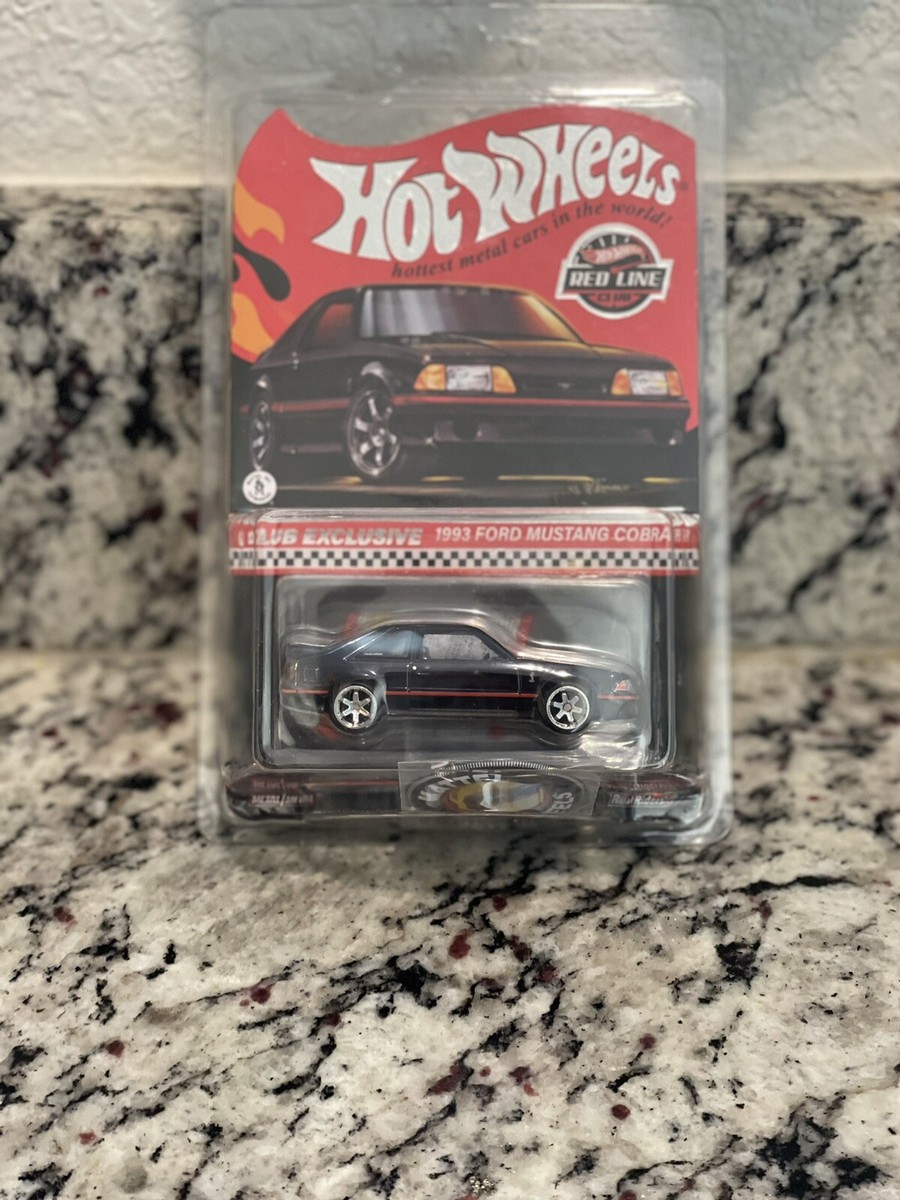 ホットウィール【RLC限定】1993 Ford Mustang Cobra R 2023 Hot Wheels RLC Red Line Club 1993 Ford Mustang Cobra R Black