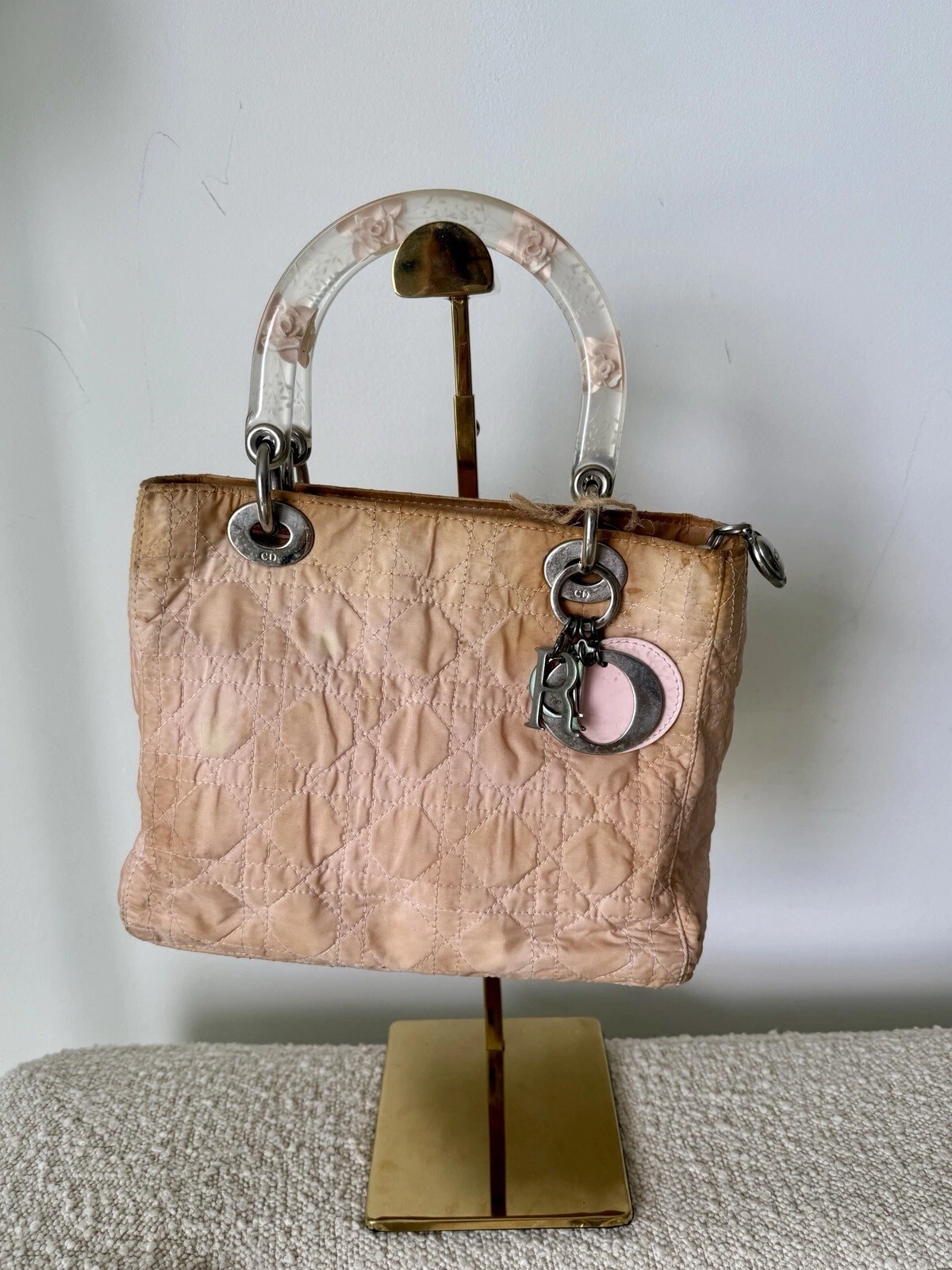 Rare sac vintage Lady Dior moyen
