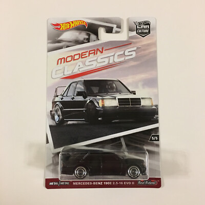 Hot Wheels Car Culture Modern Classics Black Mercedes Benz 190E