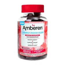 Amberen Perimenopause Energy, Mood & Sleep Support Supplements Gummies 01/2026