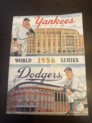 1956 World Series Yankee VS Dodgers Program | eBay 1956 World Series Yankee VS Dodgers Program | eBay