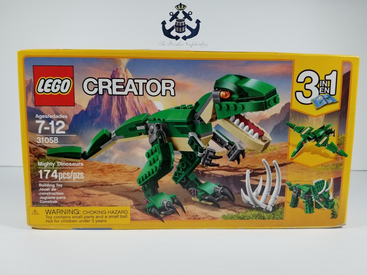 LEGO (NEW IN BOX) 2017 Creator Mighty Dinosaurs {Green Edition
