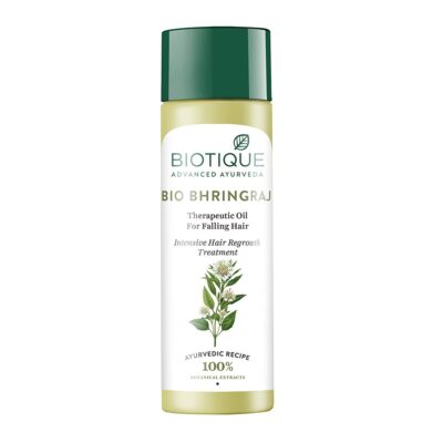 BIOTIQUE AYURVEDA BIO BHRINGRAJ HAIR OIL FOR INTENSIVE HAIR - 120 ML,