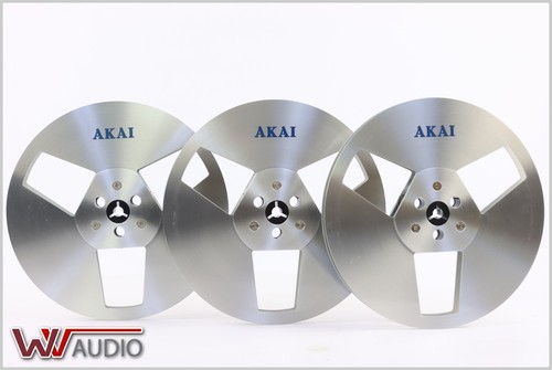 Akai R-7M Metal Reels 18 cm Price Is For Three Pieces. Original Akai.
