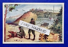 🔵 CARTOLINA I° REGGIMENTO GENIO RADIOTELEGRAFISTI REGGIMENTALE ILLUSTRATORE 😂