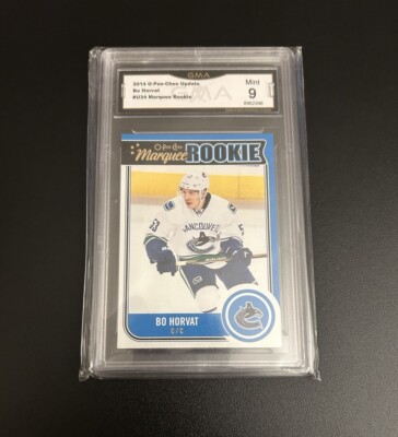 Bo Horvat 2014-15 OPC Marquee Rookie Hockey Card GMA Mint 9