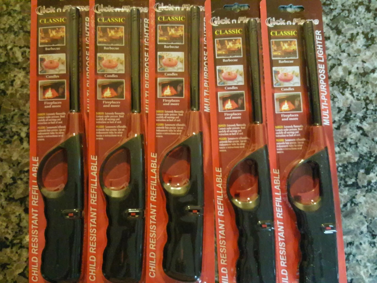 Brand New Pack Of 5 Refillable