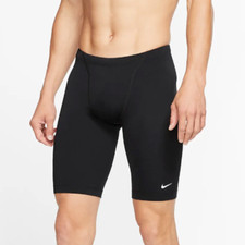 Men's Nike Hydrastrong Swim Jammer Size 24 Black NEW