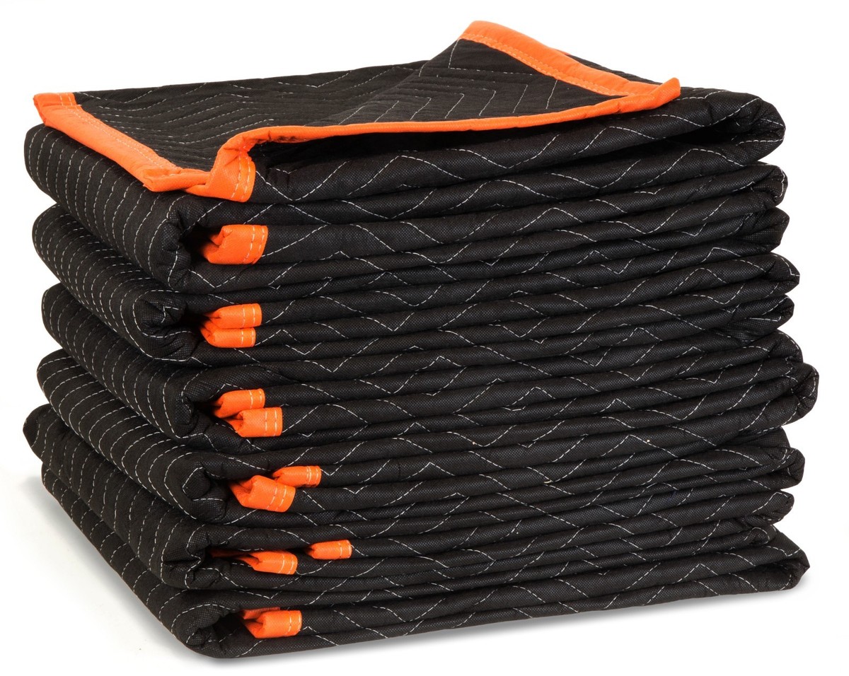 WEN 272406 72-Inch by 40-Inch Heavy Duty Padded Moving Blankets, 6 