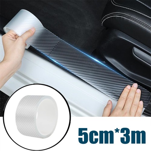 Car Door Sill Plate Scuff Cover Anti-scratch Clear Sticker Protector Accessories - Bild 9 von 9