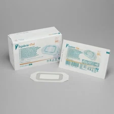 3M Tegaderm Film Dressing with Non-Adherent Pad 2-3/8'' x 4'' - Box of 50