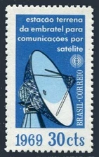 Brazil 1114, MNH. Michel 1203. EMBRATEL, satellite ground station, 1969.