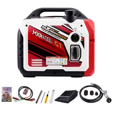 4KW Portable  LPG/Gas Generator Inverter Bluetooth E-Start EV-charging 58dB