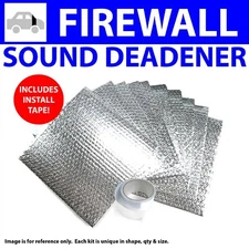Heat & Sound Deadener Ford Fairlane 1968 - 1969 Firewall Kit + Tape 10890Cm2