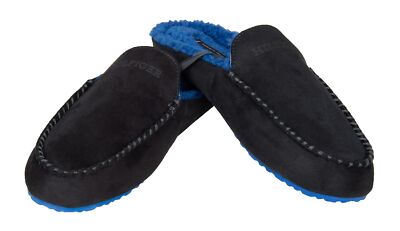 TOMMY HILFIGER Herren Slipper Hausschuh Mokassin hinten offen mit Logo 