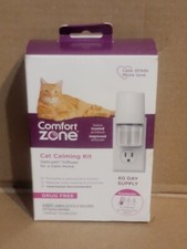 Comfort Zone Cat Calming Kit Opticalm Diffuser w/2 Refills 60 Day Supply New