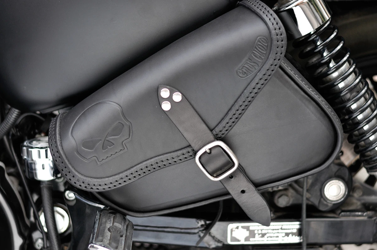 SACOCHE POUR HARLEY DAVIDSON SPORTSTER ITALIANE HANDMADE CUIR