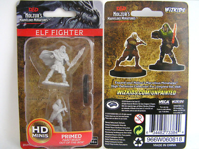 WZK73384 - D&D Nolzur's Marvelous - Unpainted Miniatures Male Elf Fighter