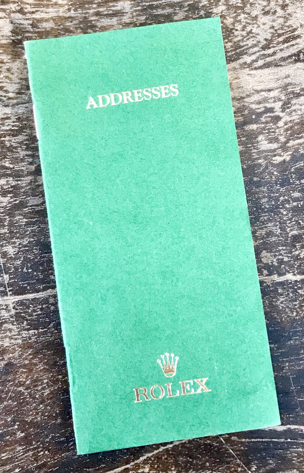 Vintage ROLEX Address Book with Daytona Sea-Dweller Submariner Explorer GMT Models 6265 1680 1016