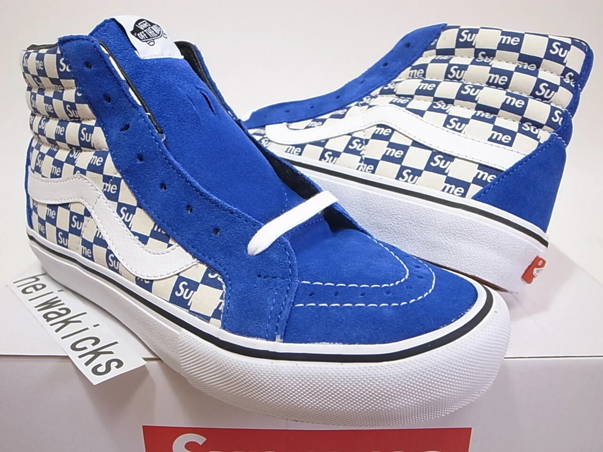 Supreme vans clearance blue