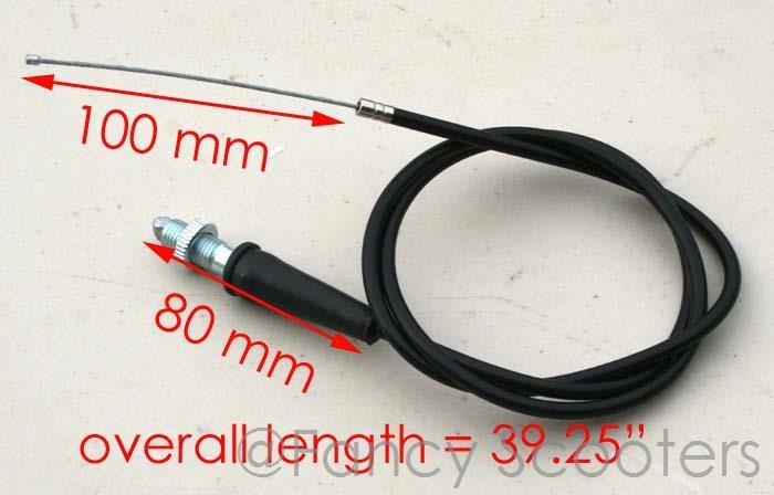 Baja Warrior WR49, Warrior 90, Dirt Bike Throttle Cable