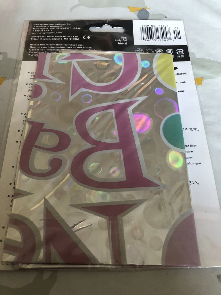 Baby Girl New Baby Balloon Polka Dots 18 Inch — 第 2/2 张图片