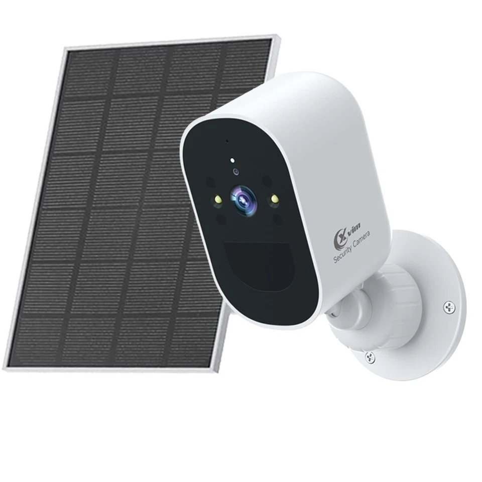 Sistema de cámara de seguridad inalámbrica 4PK 1080P WiFi batería solar kit de cámara de energía Foto 2 de 4