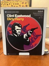 CED Format Movie  Dirty Harry  starring Clint Eastwood
