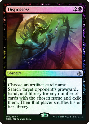 Dispossess FOIL Amonkhet NM Black Rare MAGIC THE GATHERING MTG CARD  ABUGames | eBay