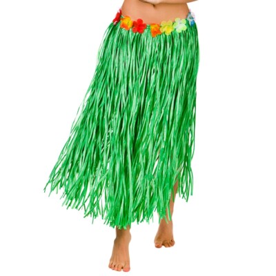 Hawaiian Hula Grass Skirt Costume Plus Size 80cm length Size 18-24